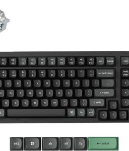 Keychron K4 Ultra 8K Wireless Mechanical Keyboard 96% with Numpad, 2.4 GHz/Bluetooth/Wired, 600h Battery Life ZMK Launcher, RGB Hot-Swappable with Apex Brown Switches, PBT Keycaps, Mac Windows Linux