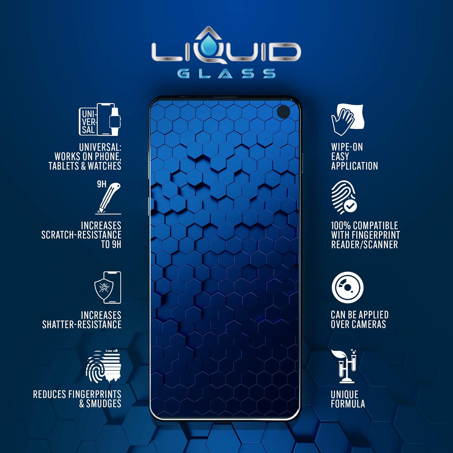 Screen Protector Wipe On Scratch and Shatter Resistant | Nano Protection for All Phones Tablets Smart Watches, Universal (New and Advanced) - Image 5