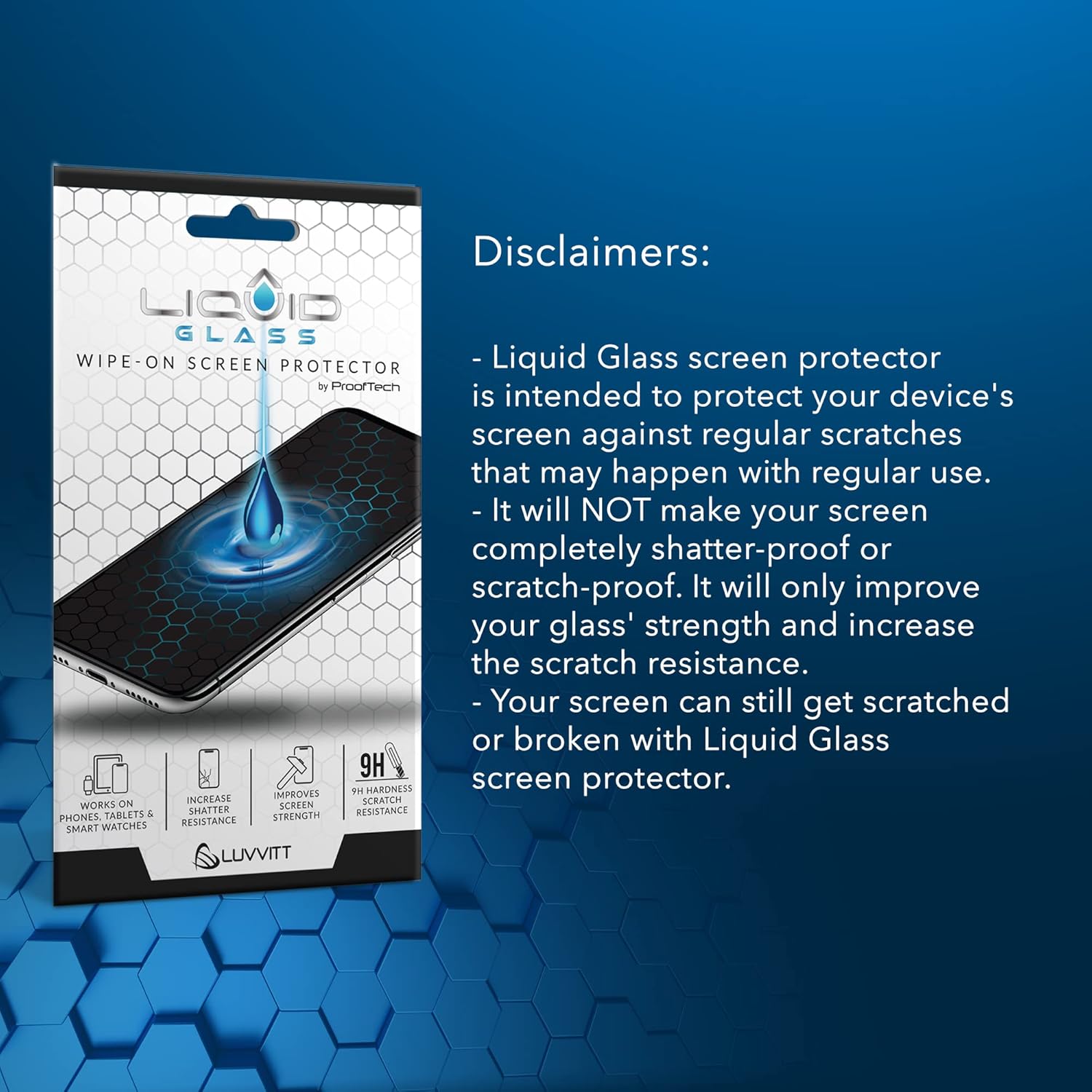 Screen Protector Wipe On Scratch and Shatter Resistant | Nano Protection for All Phones Tablets Smart Watches, Universal (New and Advanced) - Image 6