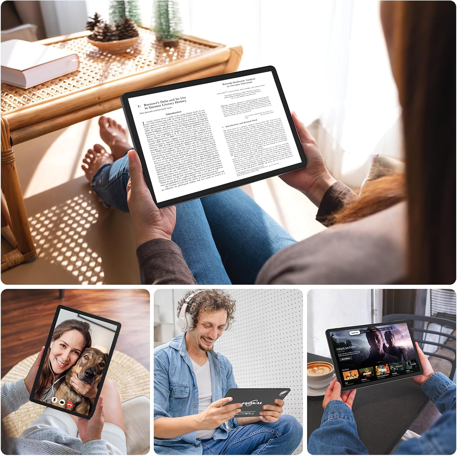 Tablet 11 inch Android 16 Tablet 2026 Latest Update Octa-Core 128GB+20GB | 4G LTE Tablets, 5G WiFi+Cellular, T-Mobile SIM Card Support, 13+8MP Dual Camera Support, 1TB Expansion HD Touchscreen Tableta - Image 9